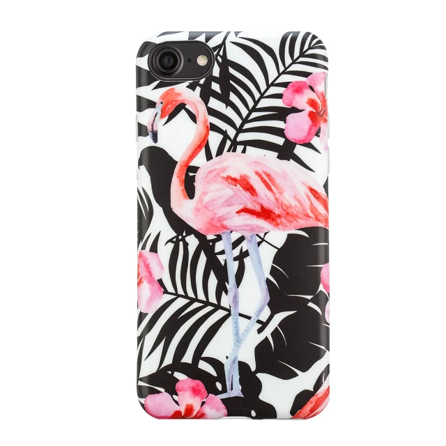 Чохол силіконовий для iPhone 7/8 Flamingo