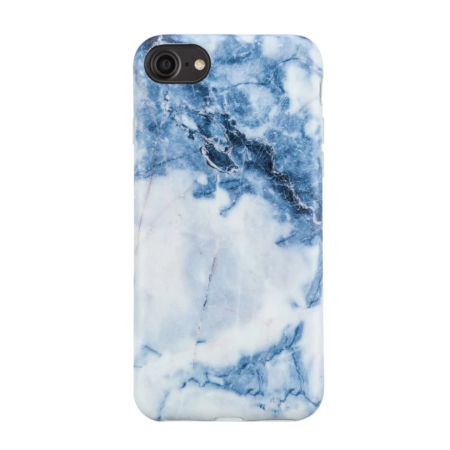 Чохол силіконовий для iPhone 7 Plus/8 Plus Marble Mountain Blue
