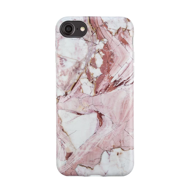 Чехол силиконовый для iPhone 7 Plus/8 Plus Marble Rose Gouache