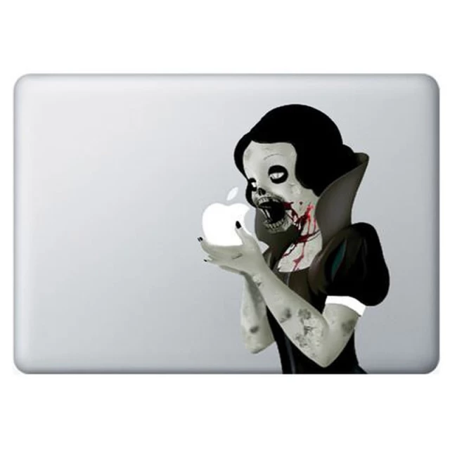Виниловая наклейка Upex для Macbook Air/Pro 13/15 Zombie White Snow