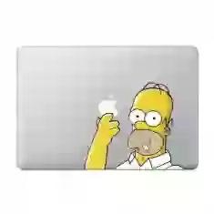 Виниловая наклейка Upex для Macbook Air/Pro 13/15 Homer Simpson