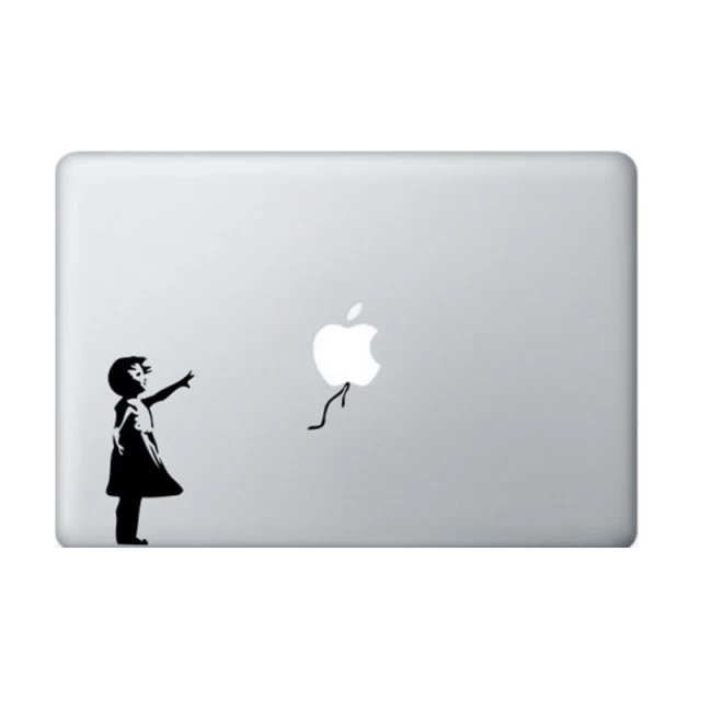Виниловая наклейка Upex для Macbook Air/Pro 13/15 Girl with Baloons