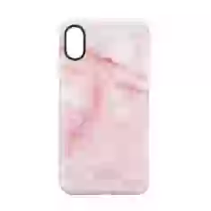 Чехол силиконовый для iPhone X/XS Marble Rose Granite