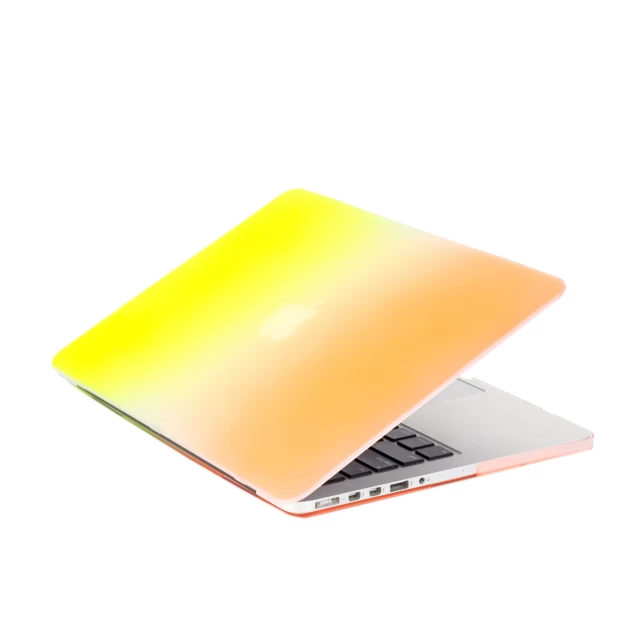 Чехол Upex Rainbow для MacBook Pro 13.3 (2012-2015) Yellow-Orange (UP3014)