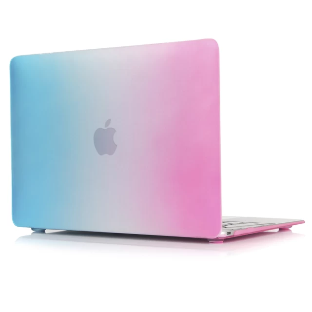 Чехол Upex Rainbow для New MacBook Air 13.3 (2018-2019) Pink-Light Blue (UP3029)