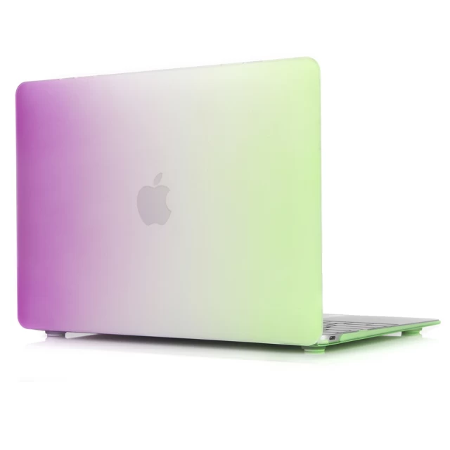 Чехол Upex Rainbow для New MacBook Air 13.3 (2018-2019) Green-Purple (UP3032)