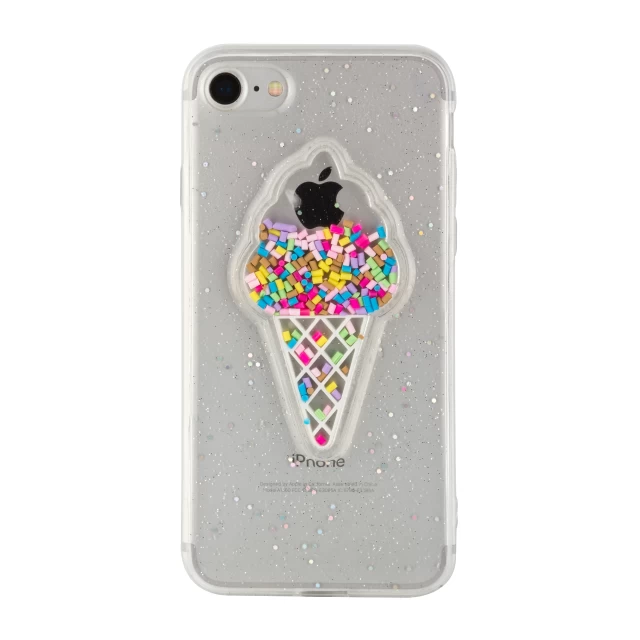 Чехол Upex Beanbag Ice Cream Transparent для iPhone 6/6s (UP31912)