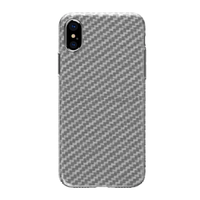 Чохол TOTU DESIGN для iPhone X/XS Carbon Silver