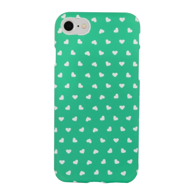 Чохол Arucase Green Hearts для iPhone 8 Plus/7 Plus (UP32331)