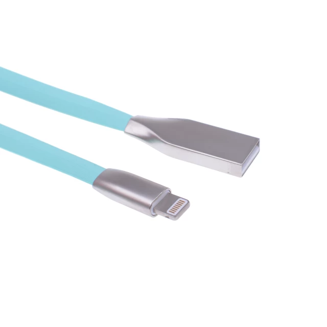 Кабель UPcable Lightning - USB Flat Series зеленый 1 м