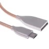 Кабель UPcable Micro USB - USB Spring Series золотой 1 м