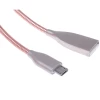 Кабель UPcable Micro USB - USB Spring Series рожеве золото 1 м