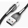 Кабель Baseus Mageweave Zinc Alloy Cable USB - Lightning 1M Black (CALMW-01)