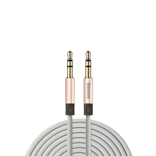Кабель Baseus Fluency Series AUX Audio Cable 1.2M Rose Gold (WEBASEAUX-LA0R)