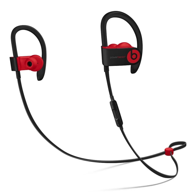 Навушники Beats Powerbeats 3 Wireless Earphones Black/Red (MRQ92ZM/A)