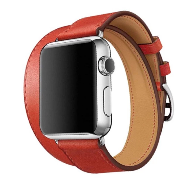 Ремешок Upex Double Tour для Apple Watch 41 | 40 | 38 mm Red Swift Leather