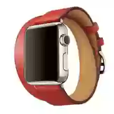 Ремінець Upex Double Tour для Apple Watch 41 | 40 | 38 mm Red Swift Leather