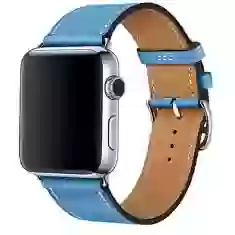 Ремінець Upex Single Tour для Apple Watch 49 | 45 | 44 | 42 mm Light Blue Swift Leather