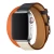 Ремінець Upex Double Tour для Apple Watch 49 | 45 | 44 | 42 mm Indigo/Craie/Orange Swift Leather