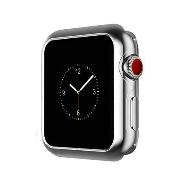 Силиконовый чехол для Apple Watch 38 mm Space Gray