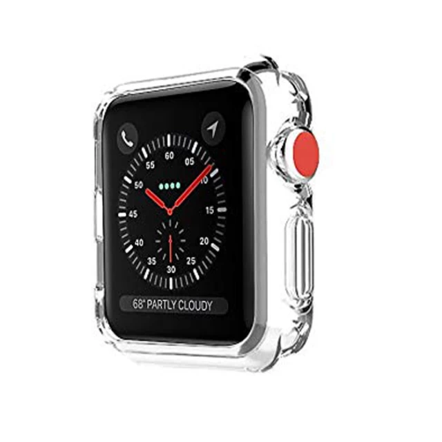 Силиконовый чехол для Apple Watch 38 mm Transparent