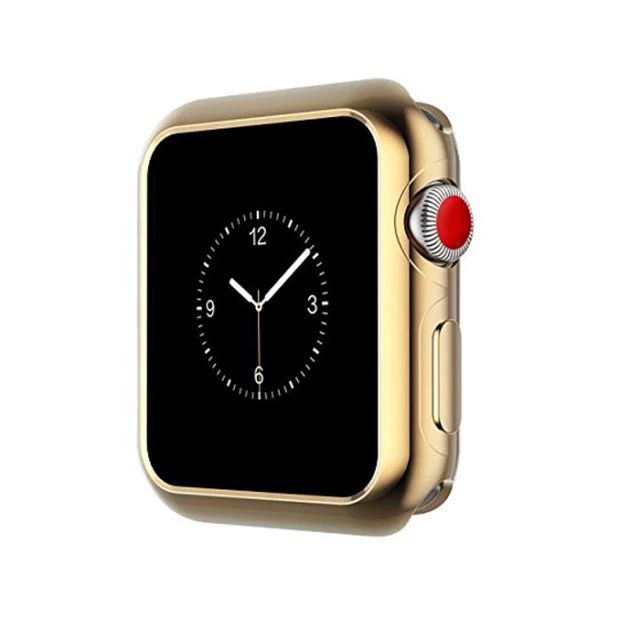Силиконовый чехол для Apple Watch 42 mm Gold