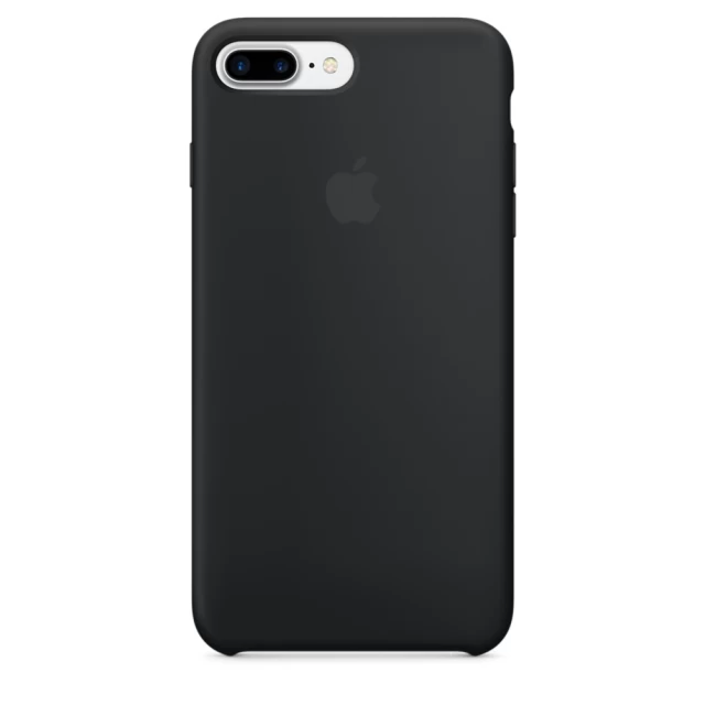 Чехол Silicone Case для iPhone 7 Plus/8 Plus Black (iS)