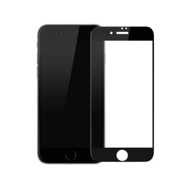 Защитное стекло Baseus Tempered Glass All Screen Arc Surface 0.3mm for iPhone 8/7 Black (SGAPIPH8N-KA01)