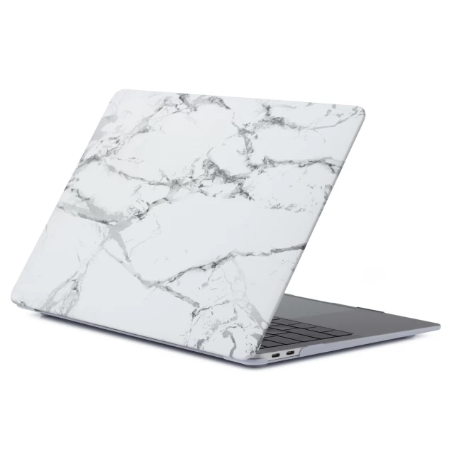 Чехол Upex Marble для MacBook Air 11.6 (2010-2015) White-Grey (UP5502)