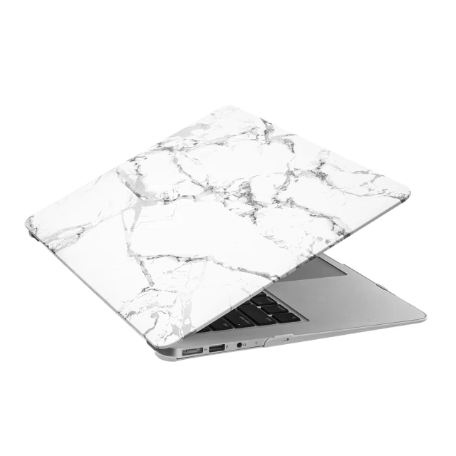 Чехол Upex Marble для MacBook Air 13.3 (2010-2017) White-Grey (UP5507)