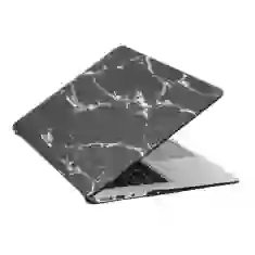 Чехол Upex Marble для MacBook 12 (2015-2017) Black-Grey (UP5513)