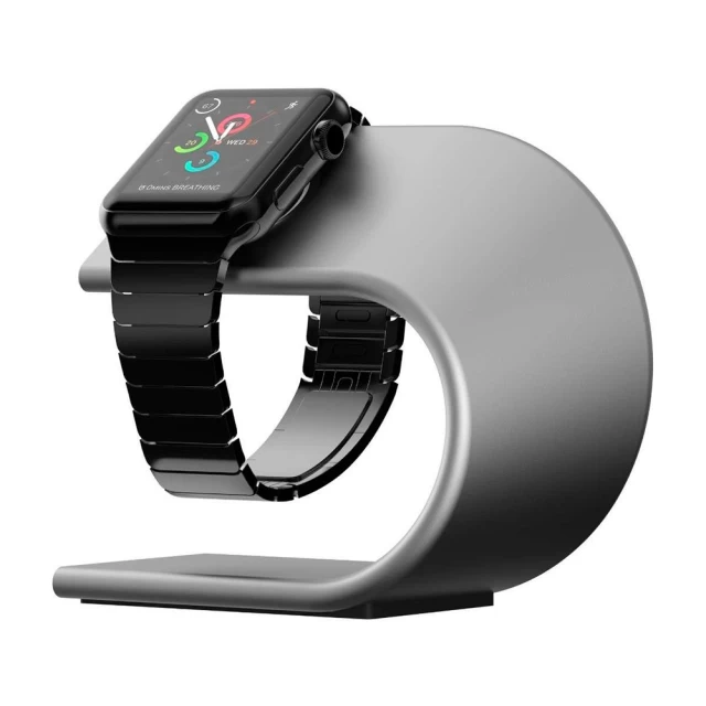 Підставка (док-станція) для Apple Watch Aluminium series Silver
