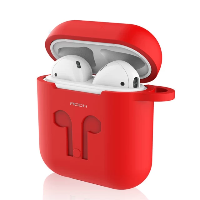 Чехол Rock для AirPods Carrying Case 3 в 1 Red (6971236596565)