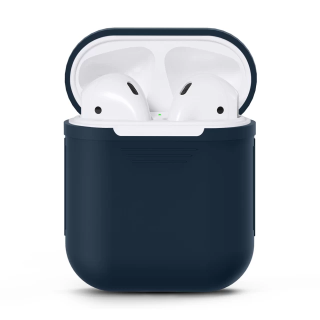Чохол для навушників Upex для Apple AirPods Silicone Case Midnight Blue (UP78293)