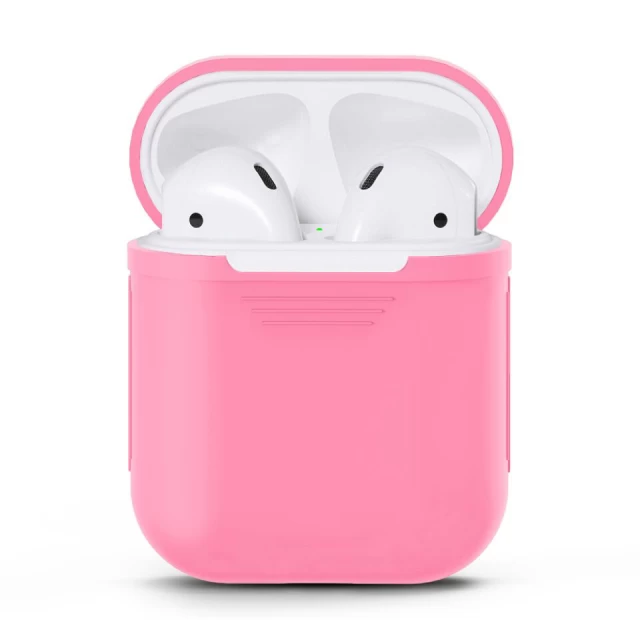 Чохол для навушників Upex для Apple AirPods Silicone Case Barbie Pink (UP78294)