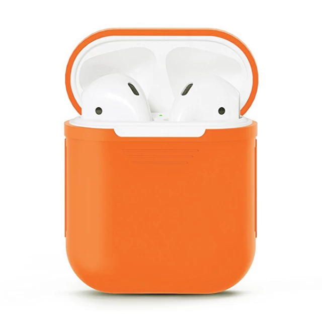Чохол для навушників Upex для Apple AirPods Silicone Case Orange (UP78295)