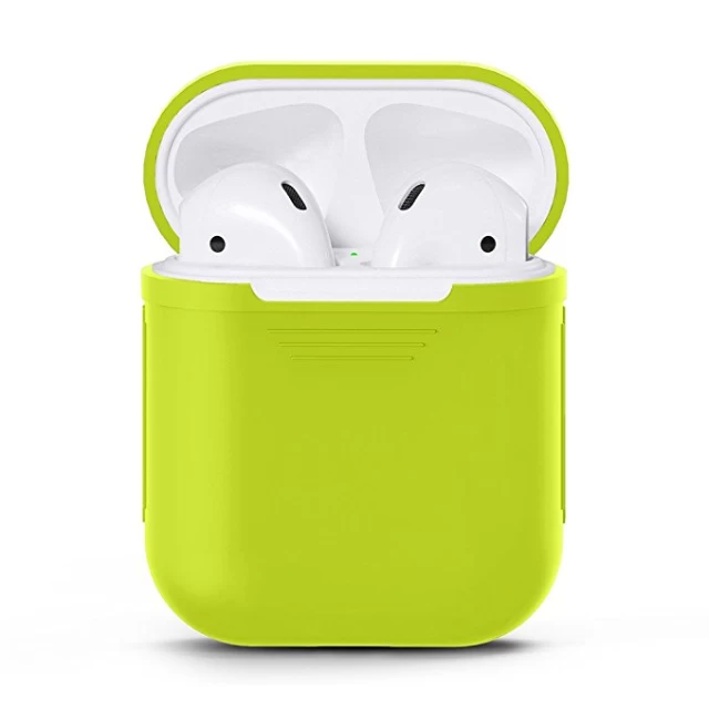 Чехол для наушников Upex для Apple AirPods Silicone Case Green (UP78296)