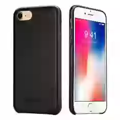 Чохол Jisoncase для iPhone SE 2020/8/7 Leather Black (JS-IP8-01A10)