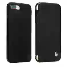 Чохол-книжка Jisoncase для iPhone 8 Plus/7 Plus Leather Black (JS-I7L-13C10)