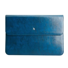 Чохол-конверт Jisoncase для MacBook Air 13.3 (2018-2020) і Pro 13.3 M1/M2 (2016-2022) Leather Blue (JS-PRO-08Z46)