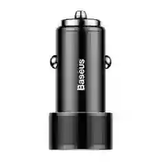 Автомобильное зарядное устройство Baseus Small Screw 3.4A Dual-USB Car Charging Set Black (TZXLD-A01)