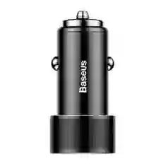 Автомобільний зарядний пристрій Baseus Small Screw Dual-USB Quick Charge Car Charger 36W Black (CAXLD-B01)