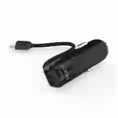 Автомобільний зарядний пристрій LDNIO DL-C25 2,1A 1xUSB + кабель micro USB