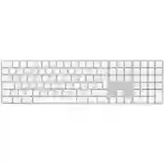 Клавіатура бездротова Apple Magic Keyboard with Numeric Keypad Bluetooth Rus Silver/White (MQ052RS/A)