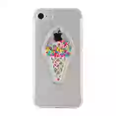 Чехол Upex Beanbag Ice Cream Transparent для iPhone 5/5s/SE (UP31903)