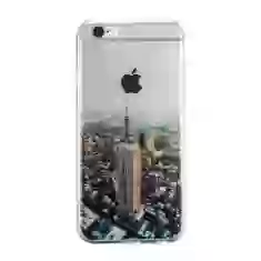 Чехол для iPhone 6/6s силиконовый прозрачный с оттенком Empire State Building (UP8911)