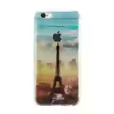 Чохол для iPhone 6/6s силіконовий прозорий з відтінком Paris (UP8903)