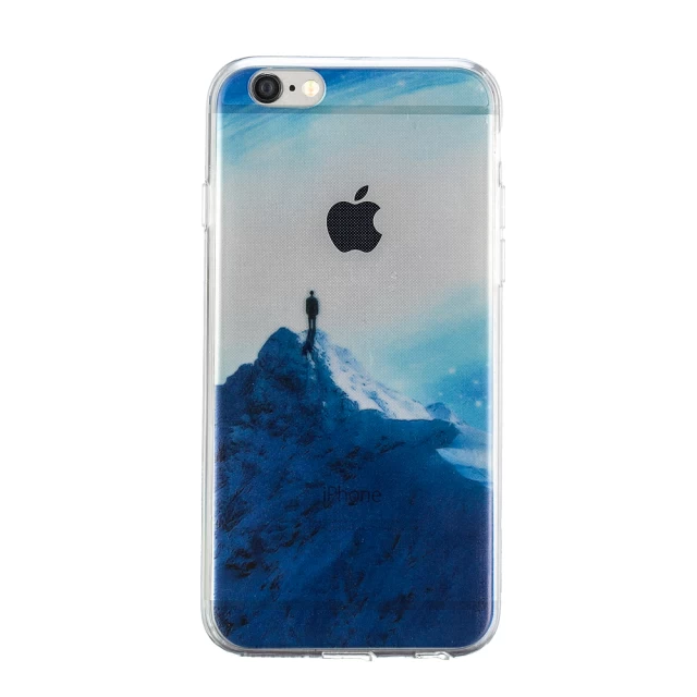 Чохол для iPhone 6/6s силіконовий прозорий з відтінком Himalayas (UP8913)