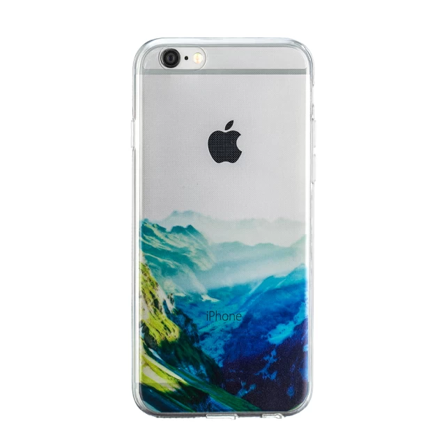 Чехол для iPhone 6 Plus/6s Plus силиконовый прозрачный с оттенком Mountain (UP8924)