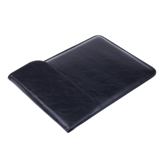 Чехол-конверт вертикальный из эко-кожи Taikesen для MacBook Air 13.3 (2018-2020) и Pro 13.3 M1/M2 (2016-2022) Black (UP9130)
